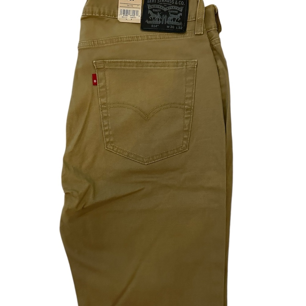 Levi's NWT 514 Straight with Stretch Tan 36 x 32